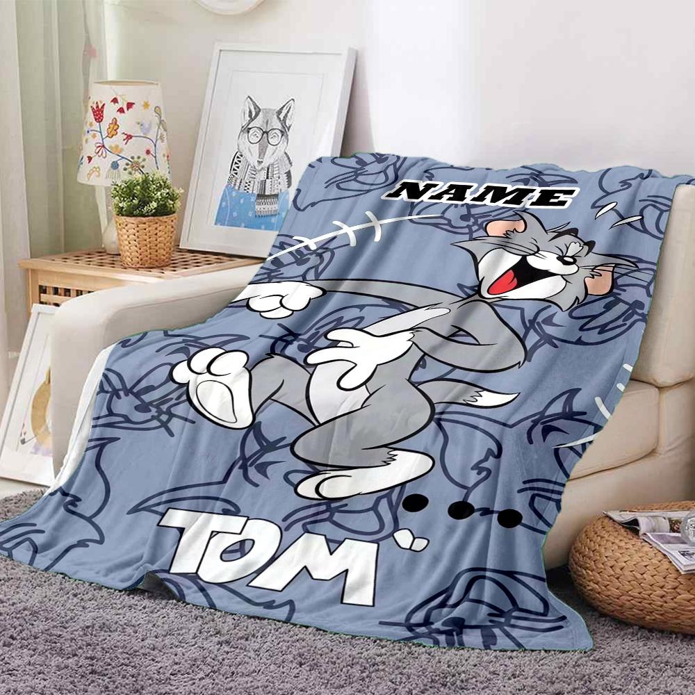Custom 1pc Cartoon Characters Adventure Blanket, Soft And Comfortable Blanket, Casual Warm, Camping Travel Blanket, Birthday Gift Q913180