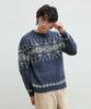 NODU Nordic Snowflake Heathered Jacquard Round Knit [3 Colors]