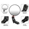 Bar End Bike Mirrors, HD Wide Angle Bicycle Rear View Mirrors, 360 Dregree Adjustable Rotation Handlebar Convex Mirror
