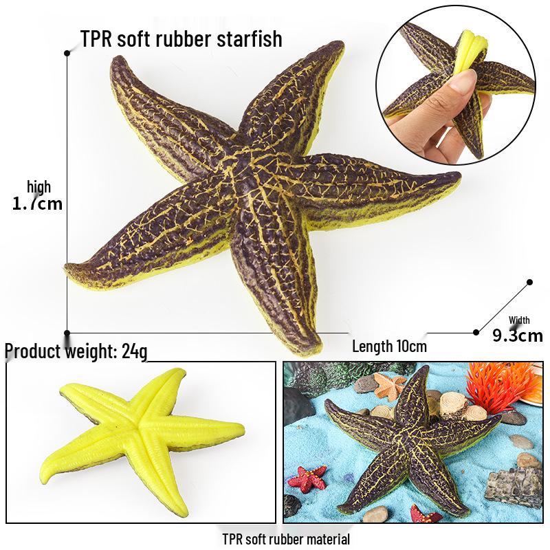 Soft Rubber Marine Animal Stress Relief Toys: Pufferfish, Octopus, Crab, Dunkleosteus Squeeze Models