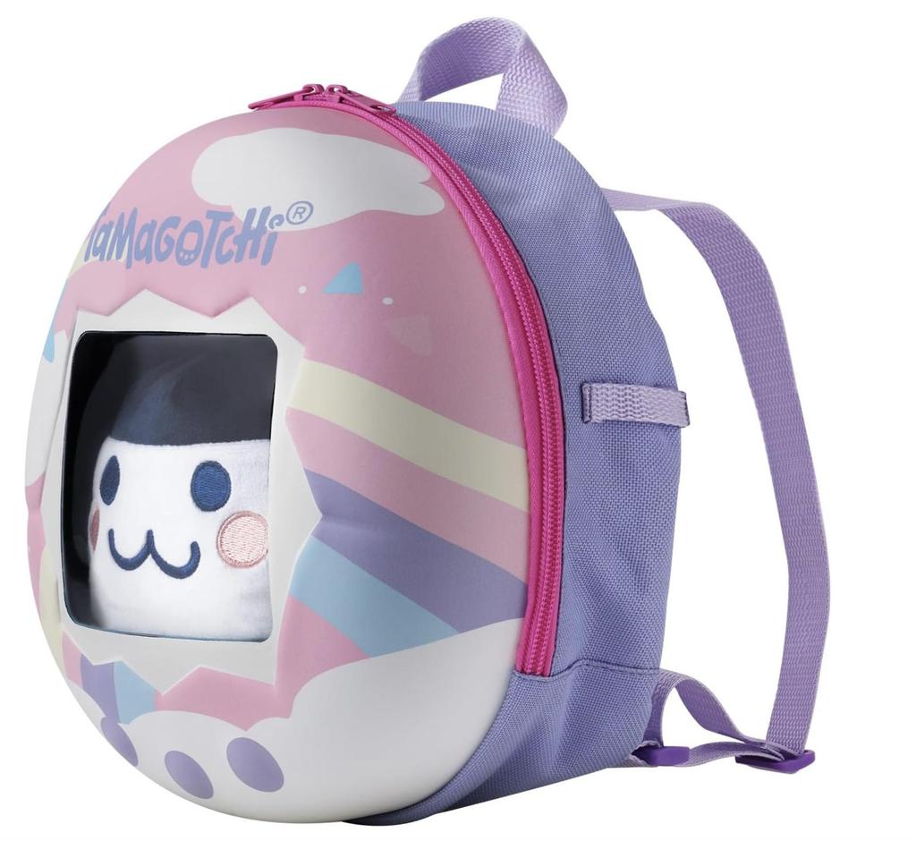 [PRE-ORDER] Tamagotchi Kurutto Plush with Backpack Set - Kuchipatchi Ver.