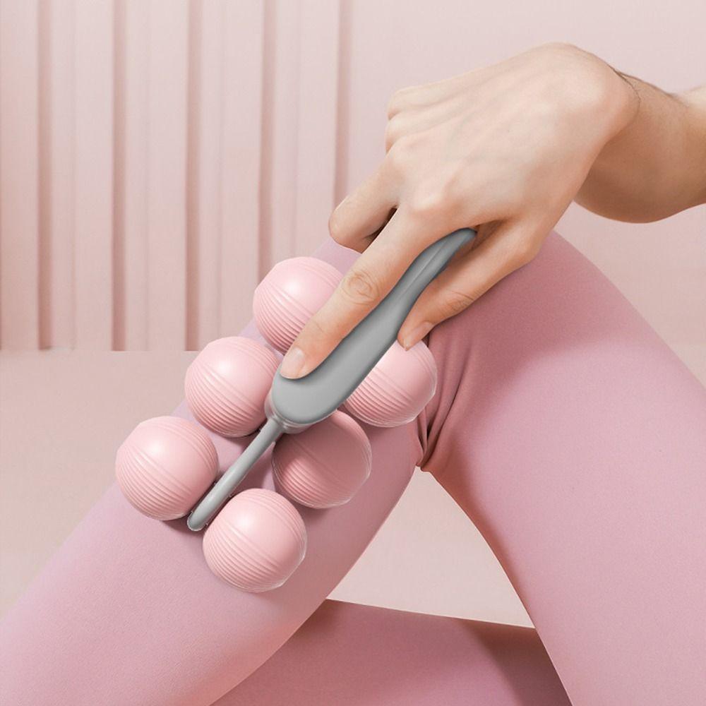 Spine Relaxation Handheld Massager Portable Cervical Spine Massager Neck Massager Roller  Body