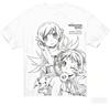 Monogatari Series Cotton Tshirt 2026 Newmodel Shirt Personality Clothes Year Round Clothing Short Sleeves Classic Breathable