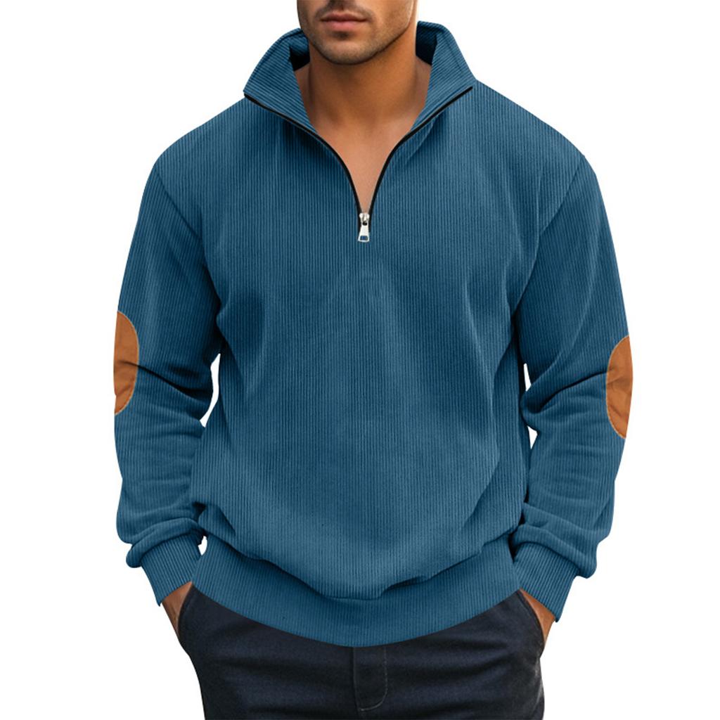 Men's Sweatshirt Loose Solid Color Outdoor Warm Breathable T-Shirt Top