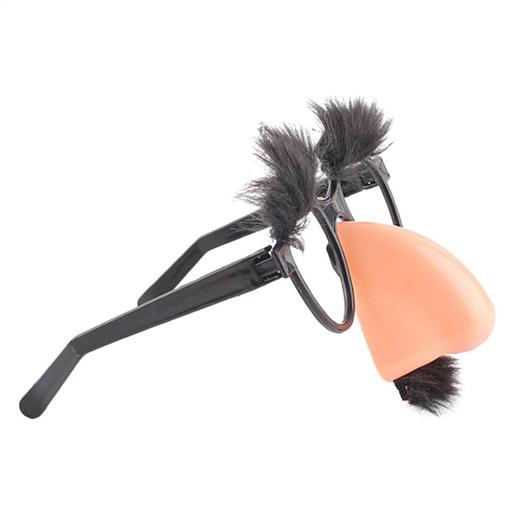 Halloween Disguise Moustache Glasses Contrast Funny Glasses Party Mustache Funny Adult Big Nose Festival Supplies