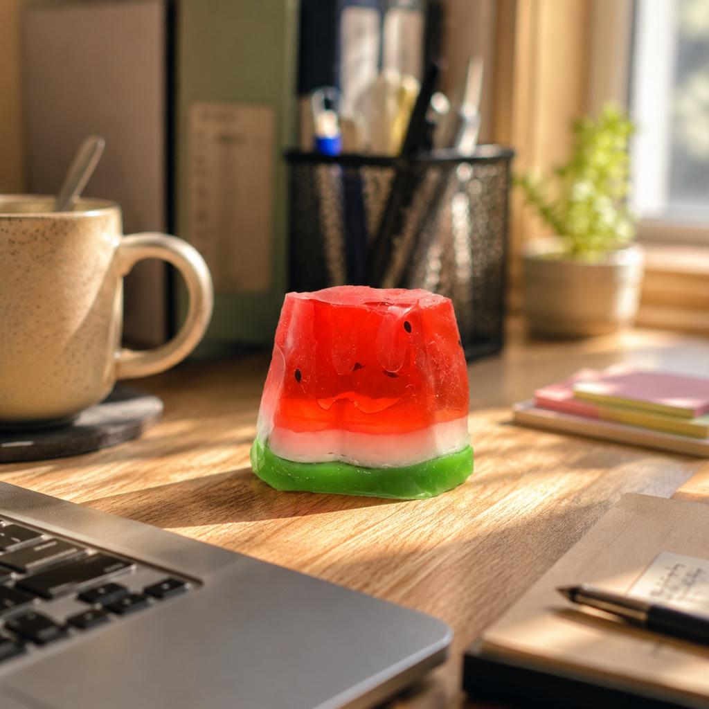 Watermelon Series Slow Rebound Stress Relief Squeeze Toy Soft PU Foam Material Relaxation Sensory Fidget for Office Home School Play