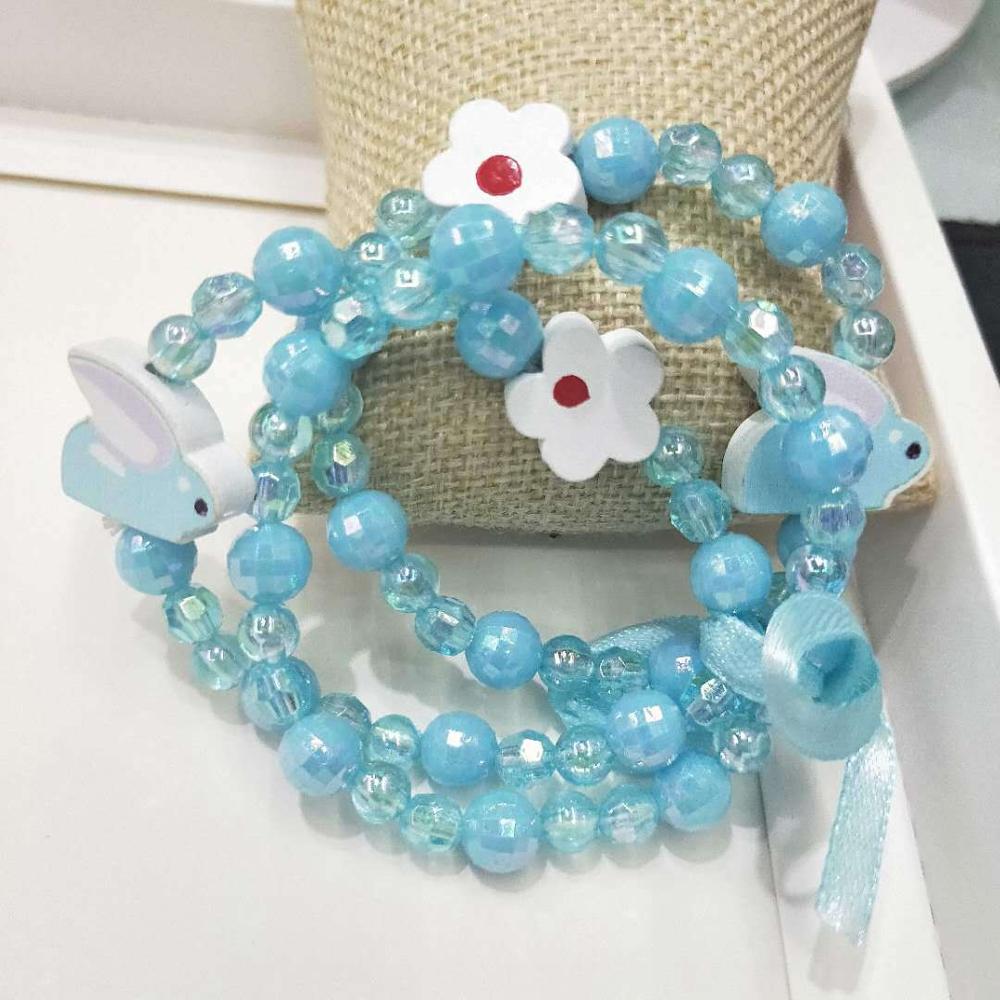 3pcs Cute Animal Flower Cartoon Flower Children's sweater bracelet for children gift cp2650