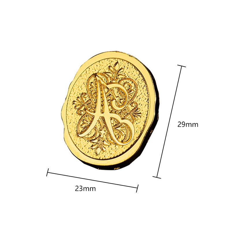 LetterA-Z Wax Seal Stamp DIY Sealing Wax Stamp Head for Scrapbooking Wedding Invitation Photo Album Dedicated Seal Stamp DIY