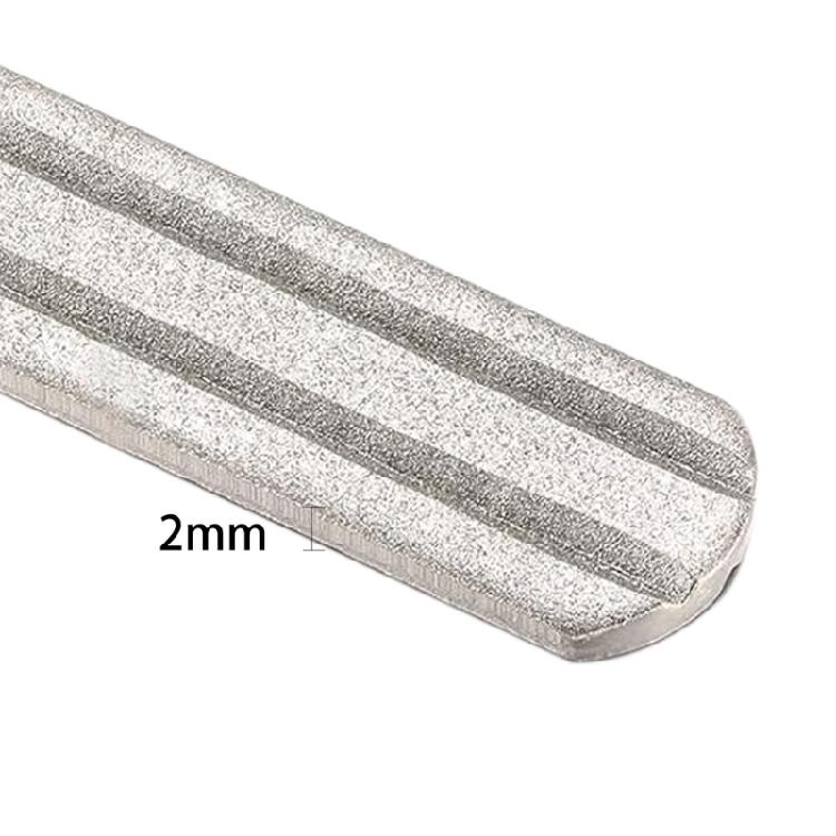 Double Sided Fishing Hook Sharpener Hook Sharpening File Grinding Stone Sharpening File Tool with Multiple Grooves