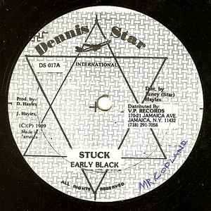 

12inch Record EARLY BLACK Stuck DS017 Dennis Star Int 1989 Jamaica Reggae Ska Dub Used
