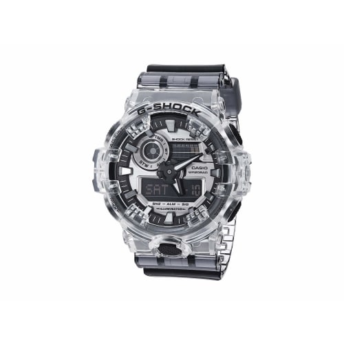 

G-Shock CASIO GA700SK-1A Watch - Clear/Gray 1 Count (1 Pack) Gray/Black