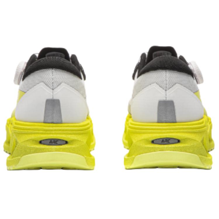 Li Ning Textile, TPU Rebound Cushioning Reflective Low top Running Shoes Women's Chalk Gray AZGW310-4