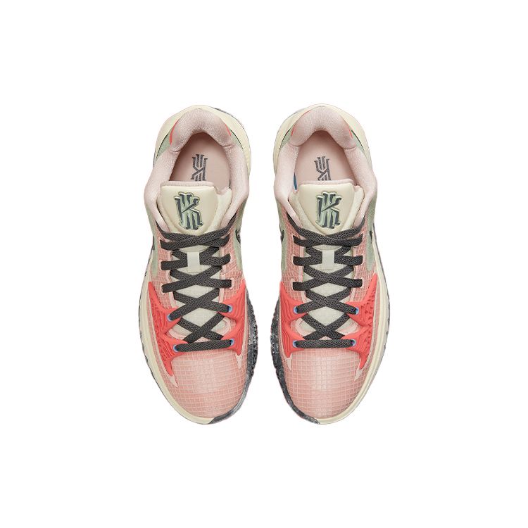 Nike Kyrie Low 4 Pale Coral Unisex Sneakers Pink Iron-Grey Cashmere CW3985-800