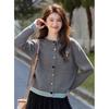 Mokana Winter Fashion Round Neck Sweater Cardigan