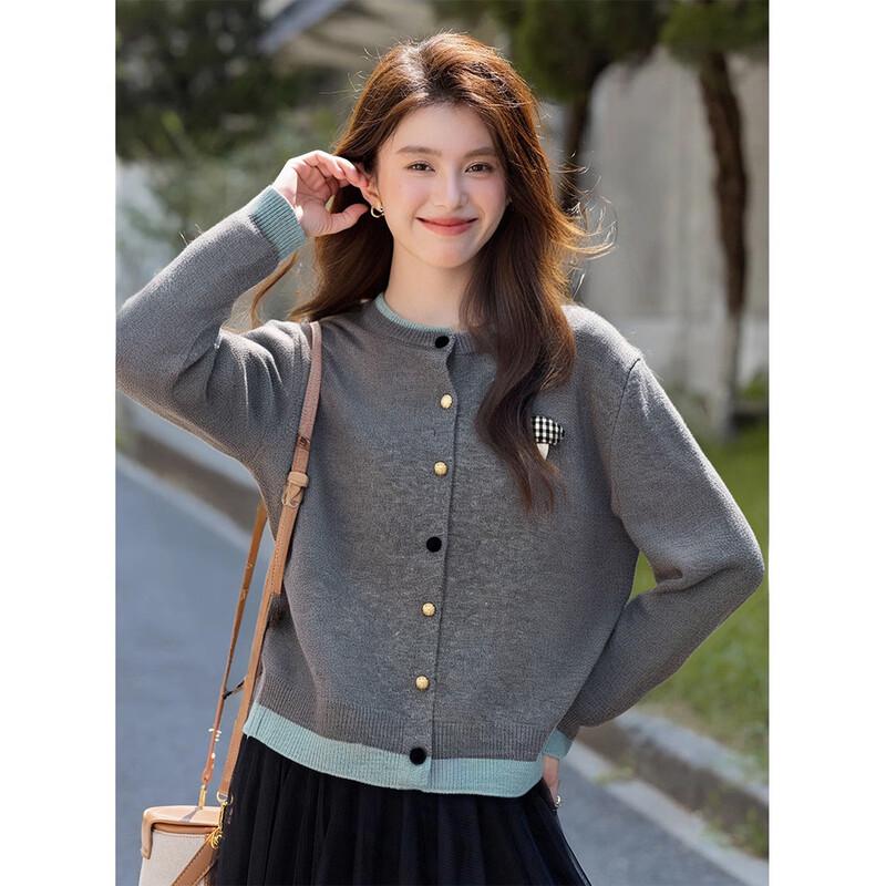 Mokana Winter Fashion Round Neck Sweater Cardigan