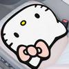 Hello Kitty Universal Car Short Plush Cushion Cartoon 3D Shaped Winter Five Seat Cover Car Soft Cushion for Car Interior Decor