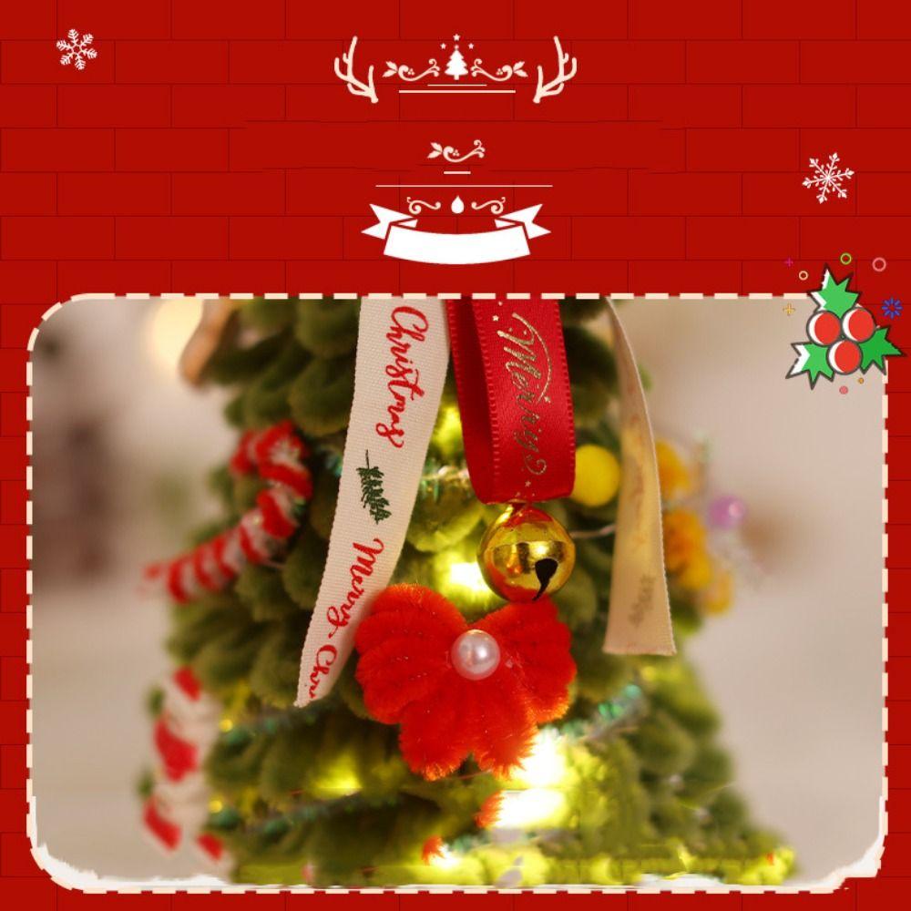 Handmade Christmas Pipe Cleaners Set Twisting Christmas Tree DIY Twist Stick  Party Decor