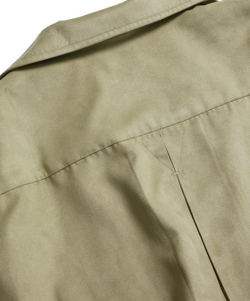 Fillchic Suede Shacket (Sand Beige)