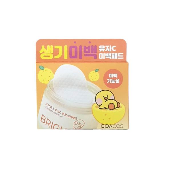 Coacos Yuja C Tone-up Whitening Pad 50 sheets 90ml