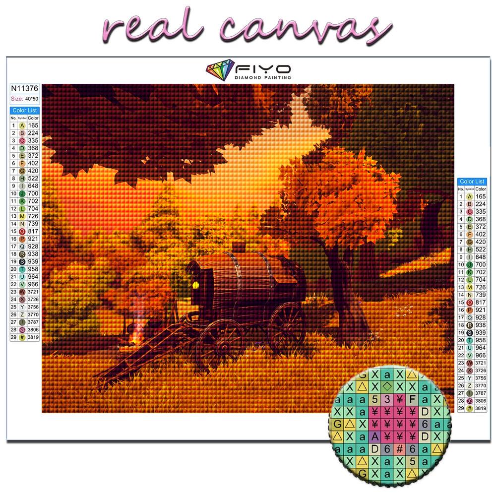 5D DIY Diamantbroderi Halloween Skrämmande pumpa Landskap Diamantmålning Mosaik Heminredning