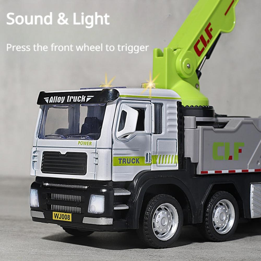 1/32 Betonpumpenwagen Feuerwehrauto Modell Spielzeug Legierungskörper Rückzieher Wassersprühfunktion Ingenieurfahrzeug Modelle Für Kindertagsgeschenke
