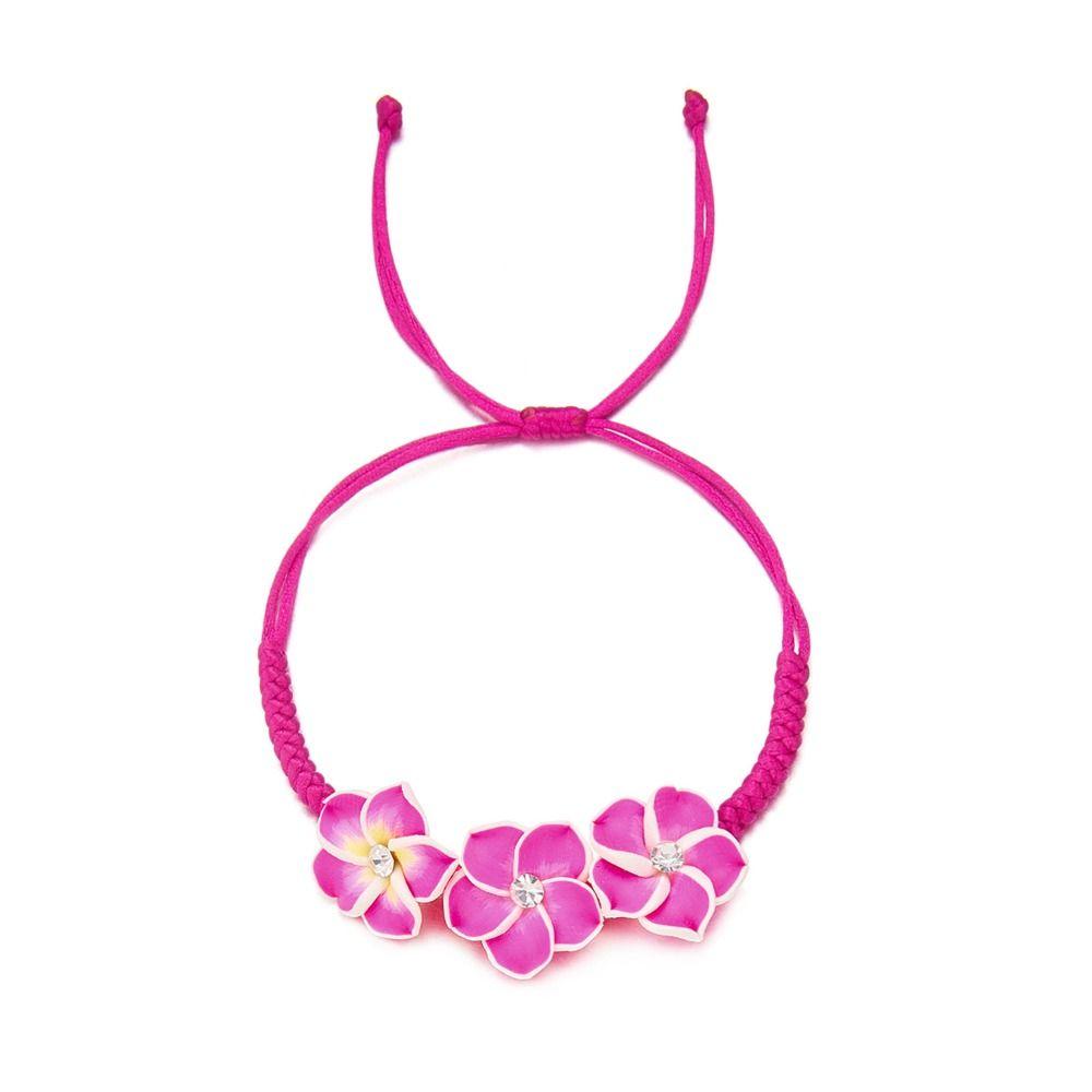 Colorful Flower Bracelet Boho Egg Flower Bangle Cute Bohemian Beach Jewelry  Party Jewelry