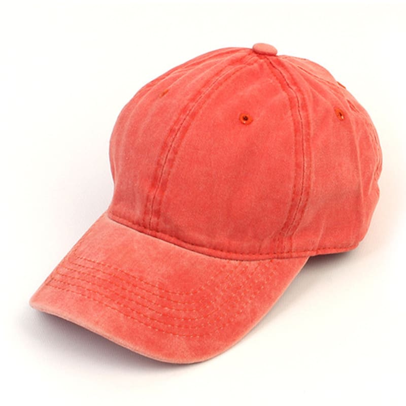 Universal Chemistry Muji Pigment Washing Coral Ballcap Washing Ball Cap