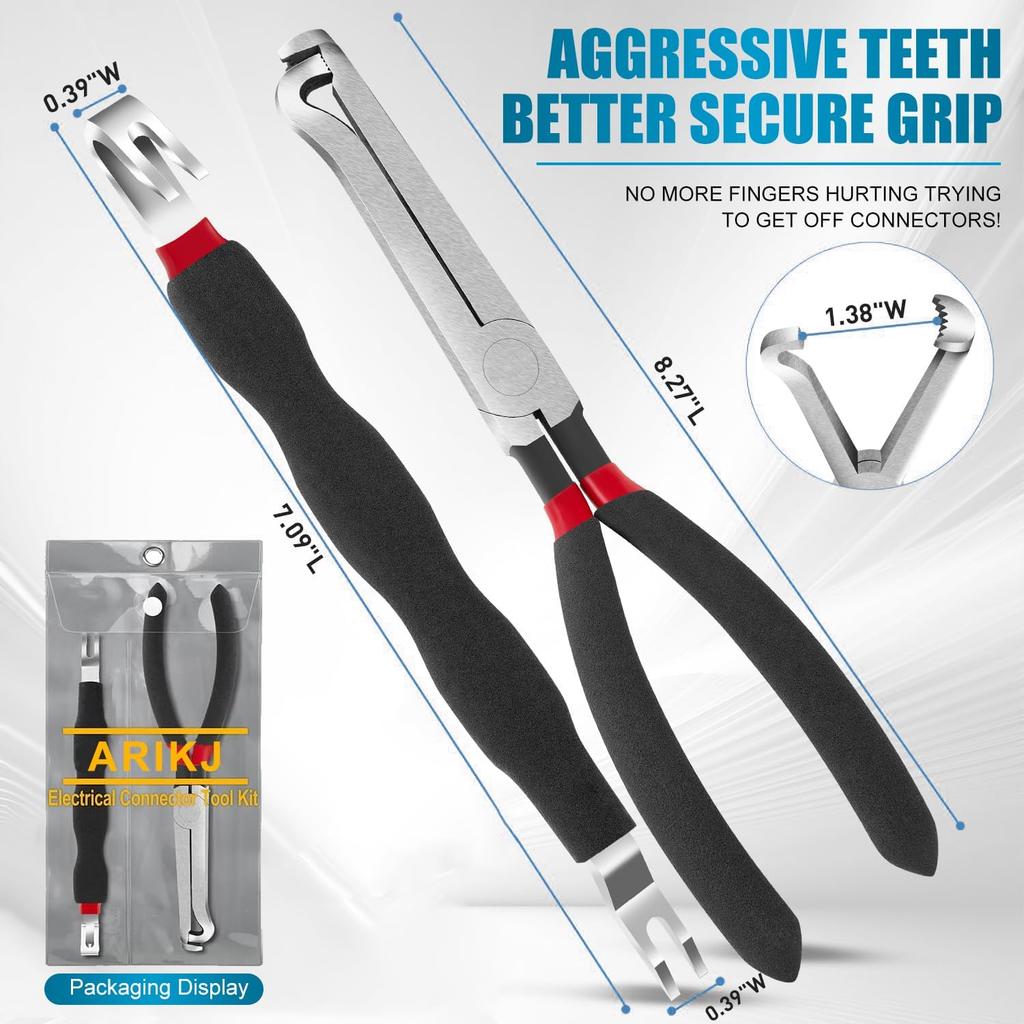 Electrical Disconnect Connector Pliers 37960, Electrical Connector Separator 13120, Automotive Electrical Plug Pliers, Terminal Removal Tool