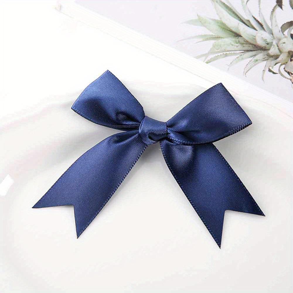 1PACK/50pcs, Pink and White Ribbon Bow 3.3 Inch Holiday Decoration, Party Supplies