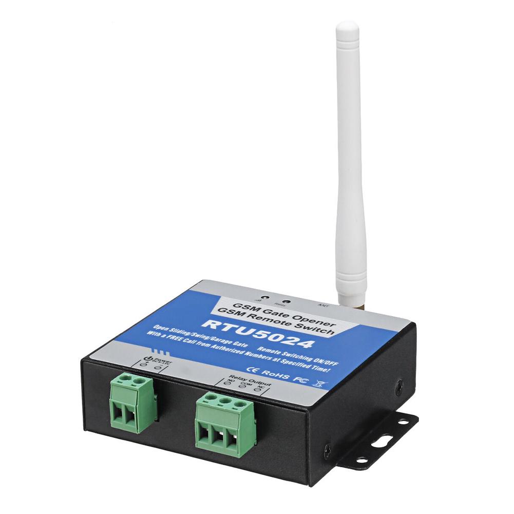 

RTU5024 GSM реле открывания ворот беспроводной пульт дистанционного управления дверной доступ длинная антенна бесплатный звонок 850/900/1800/1900 МГц открывание дверей