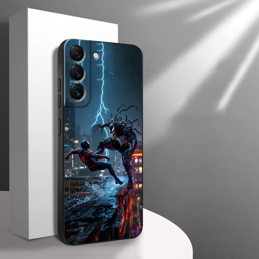 Phone Cover Case for Samsung Galaxy A57 A23 A26 A55 A53 A35 A25 A32 A52 A36 A24 A73 A51 A37 A22 A71 A72 Marvel Cool Venom