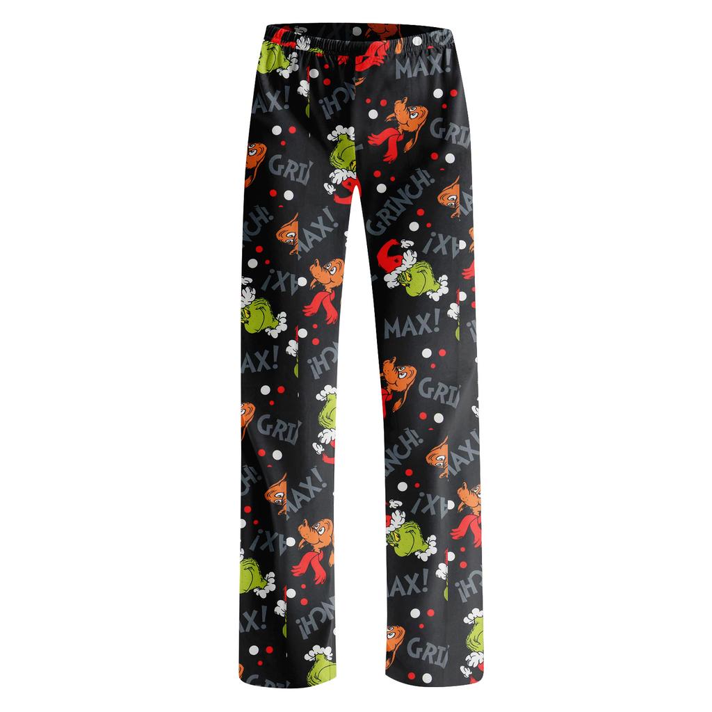 Pyžamové kalhoty Noční prádlo Ležérní Stahovací šňůrka Elastický pas Kalhoty Pohodlné Rovné Jóga Volné Kalhoty