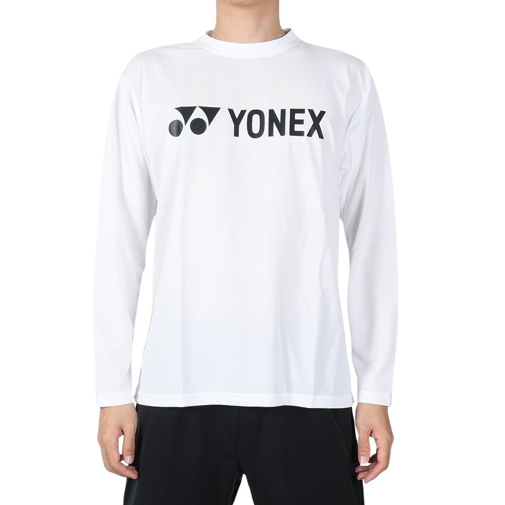 YONEX Unisex Long Sleeve 16158 011 White SS T-Shirt