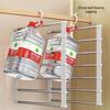 Stainless Steel Multi-Layer Folding Pants Rack Ladder with Clips