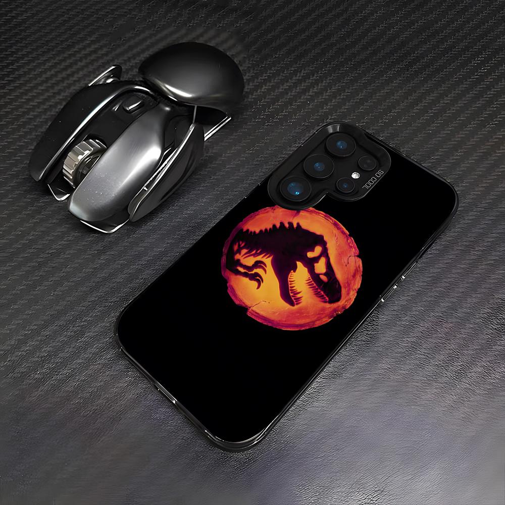 J-Jurassic Park Dinosaur Phone Case For Samsung A25 A16 A33 5G A54 A36 A35 A56 A52 A14 Shockproof Colorful Cover