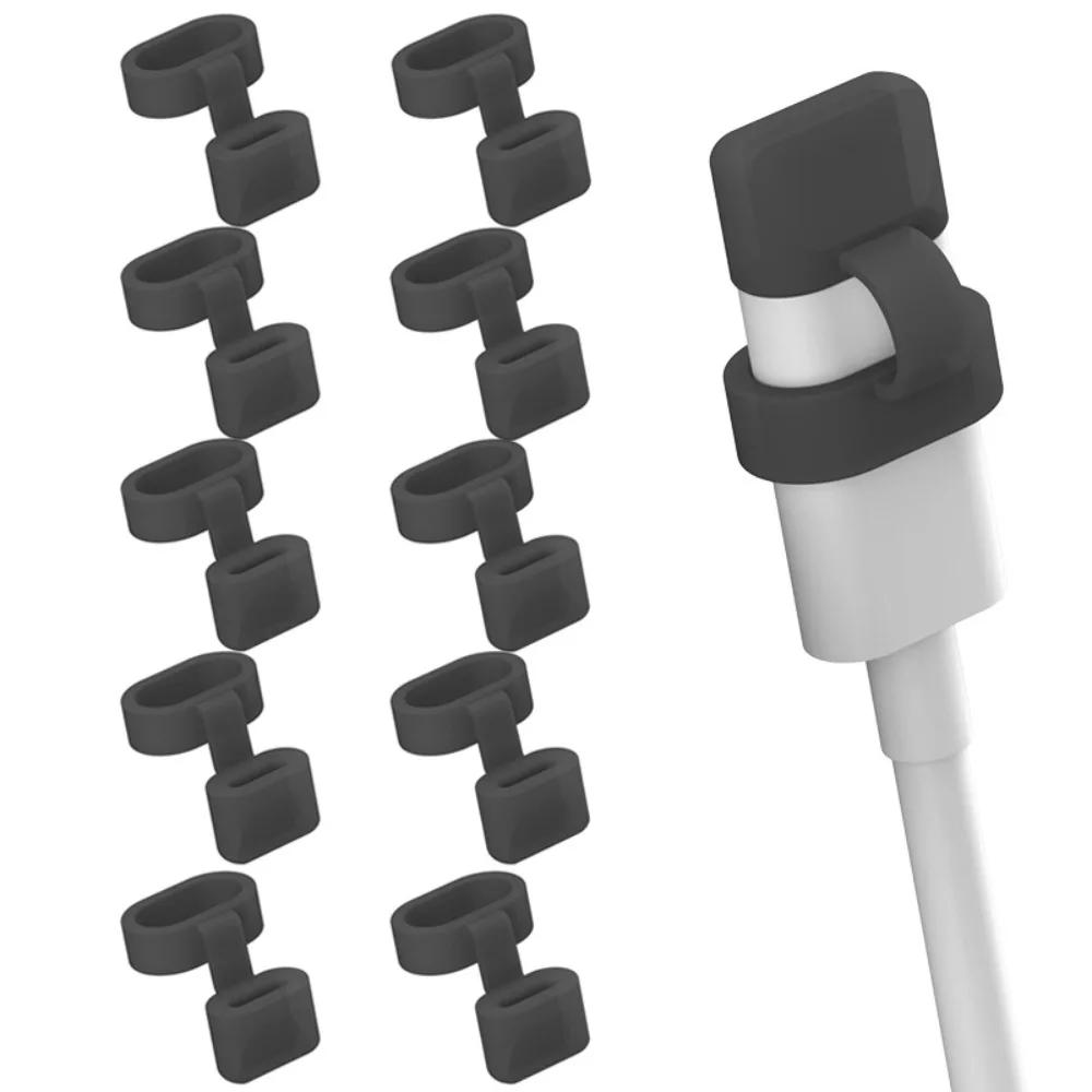

10Pcs Soft Silicone Type-C Cable Dust Plug Cover Dustproof Durable Data Line Protector Cap Anti-Lost Charging Port Dust Plug