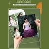 10 Stück Mehrere Fächer Klare Hüllen DIY Ordner A4 Kpop Fotokarten Ordner 4 Loch 4 Ring Karten Stempel Formen Schmuck Aufbewahrung
