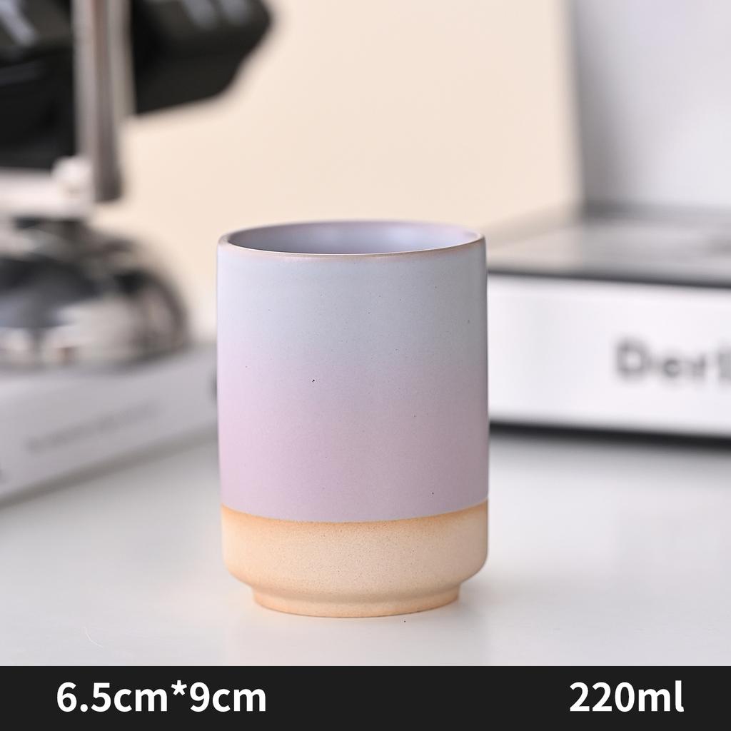 Restoran Fırın Kahve Kupası Japon Seramik Kupalar Kahve Kupaları Büyük Su Kupası Japon Basit Degrade Kupa Bardak Mutfak