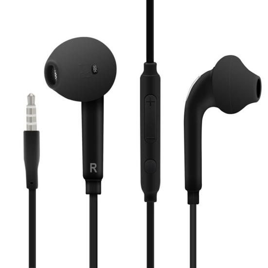 In-Ear Wired Stereo Earphone Volume Control Headphone with Mic for Samsung I9220