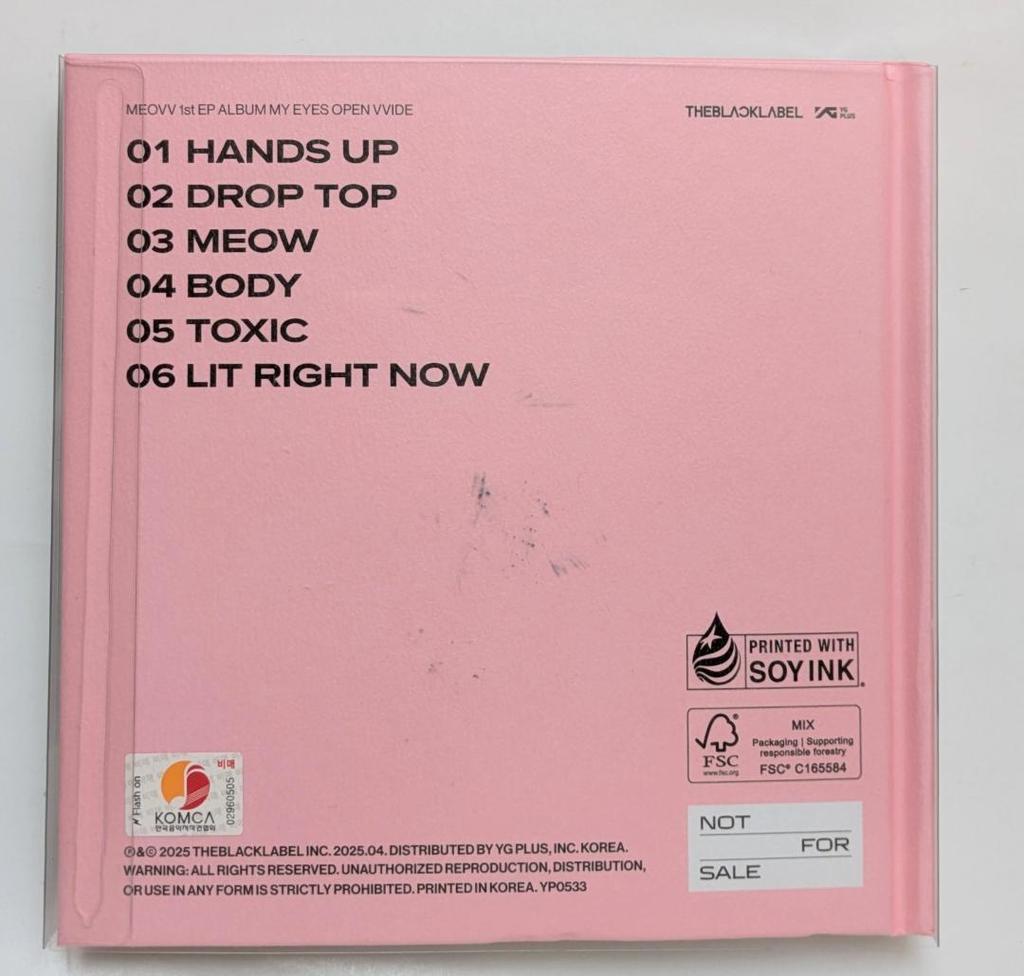 [USED] Not for sale Signed CDMEOVVMY EYES OPEN VVIDE