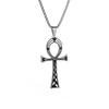 Amulet Talisman Ankh Cross Retro Vintage Necklace Pendant Men Women Egypt Egyptian Key Life Religious Jewelry Gift Hip Hop Rock Goth Gothic