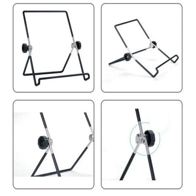 Portable Metal Tablet Stand Mount Foldable Desk Flexible Phone Stand for iPad iPhone Samsung Xiaomi Universal Work Home Travel
