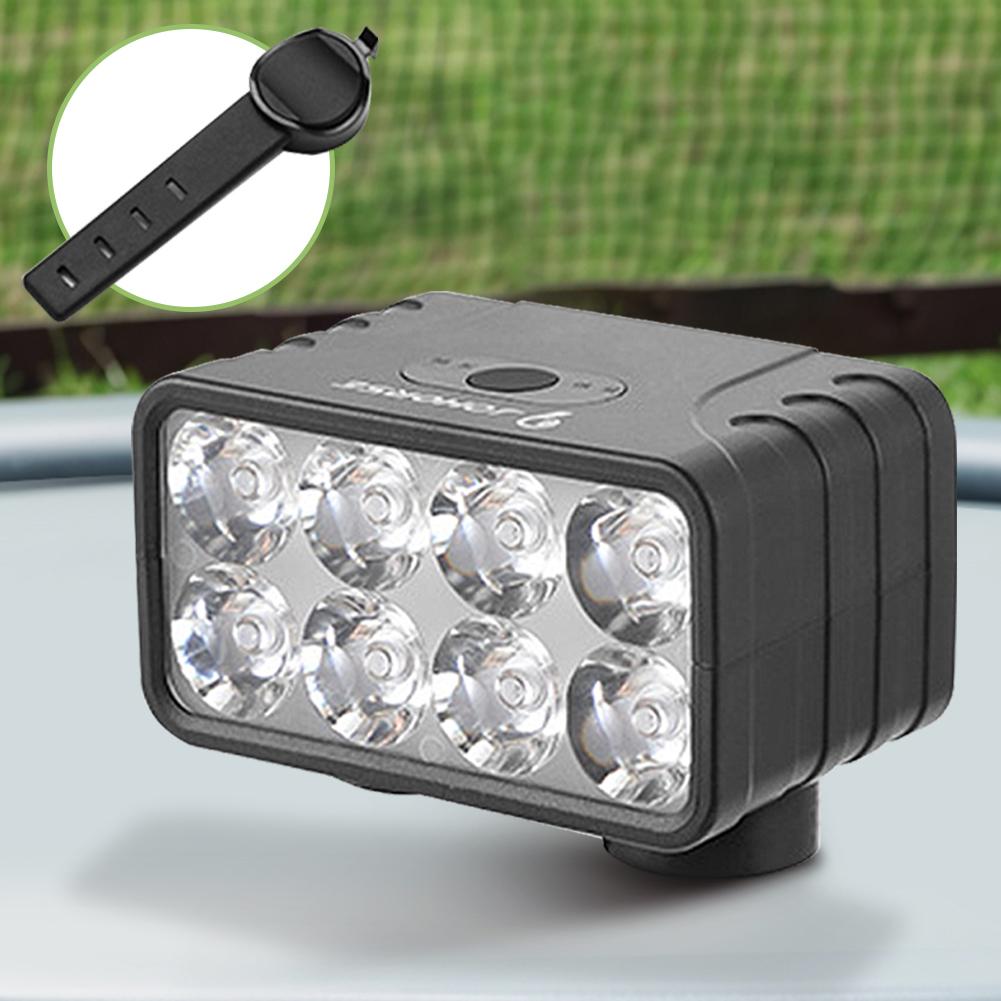 

Bicycle Front Light 8 LED Rechargeable Bike Light with Horn MTB BICYCLE Head Lights High Brightness Loud Horn
