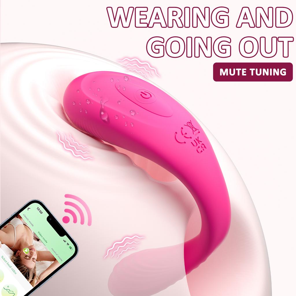 APP Control Vibrator for Women Clitoris Stimulate Female G-Spot Wearable Vibrating Penetration for Adult Couple Sex Toy