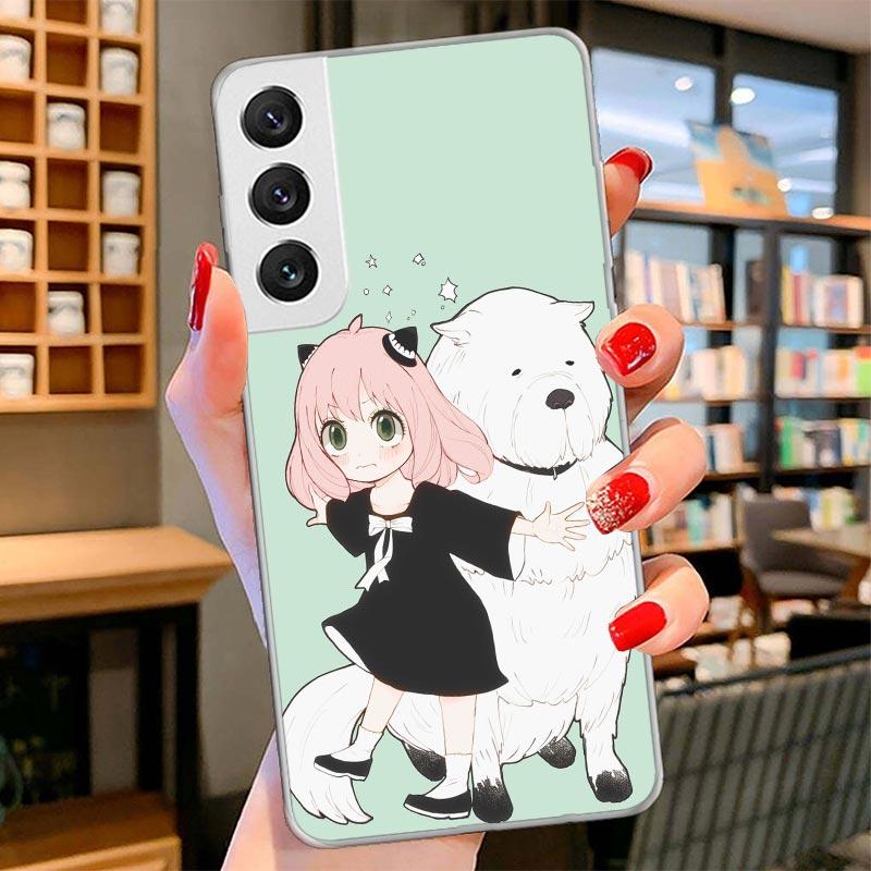 Spy Family Anya Cute Cover Phone Case For Samsung Galaxy S26 S25 Edge S24 Ultra S23 S22 Plus S21 S20 FE Soft Fundas Shell Galaxy