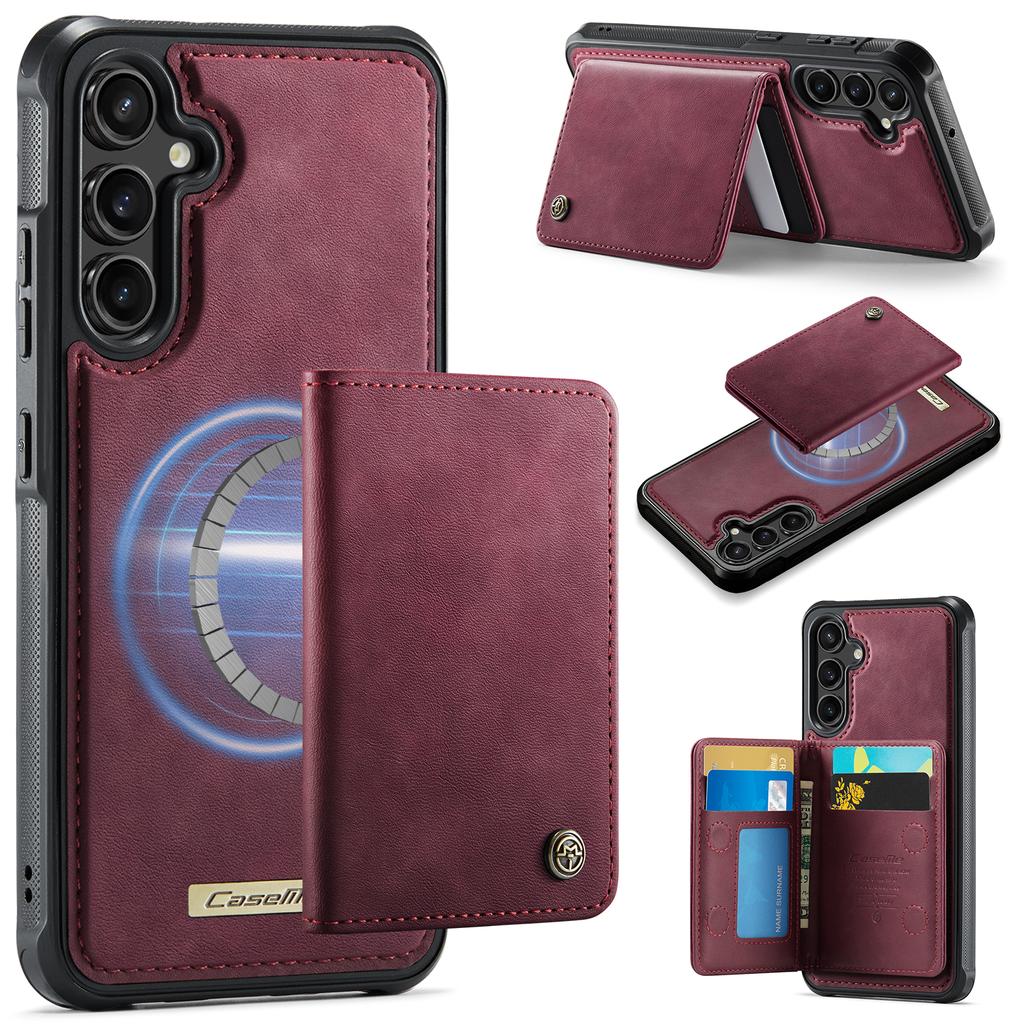 For Samsung Galaxy A54 5G Magnetic Case CASEME ME80 Series Leather PC TPU Phone Cover with Detachable Wallet