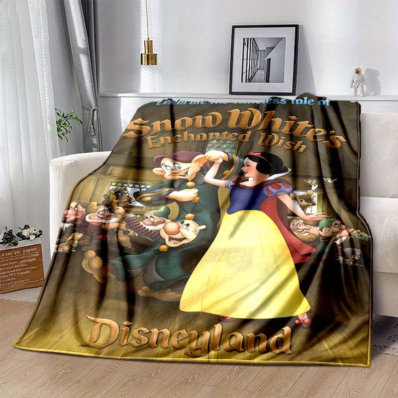 

1pc, Snow White s Enchanted Wish: A Magical Home Décor Gift Cozy Blanket for Bedroom, Living Room, Travel, Camping, Car 80x120cm