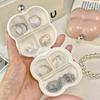 1Pc Mini Jewelry Organizer Display Travel Jewelry Case Boxes Earrings Necklace Ring Portable Jewelry Box Leather Storage