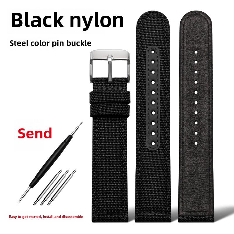 20mm 21mm 22mm For Seiko SRPC31J1 SRPC63J1 Citizen Hamilton Watchband Sports Nylon Canvas Watch Strap Khaki Green Men Bracelet