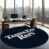 Tampa Bay Rays (24) Round Office Rug Decorative Floor Rug for Office Bedroom Living Room and Home Space